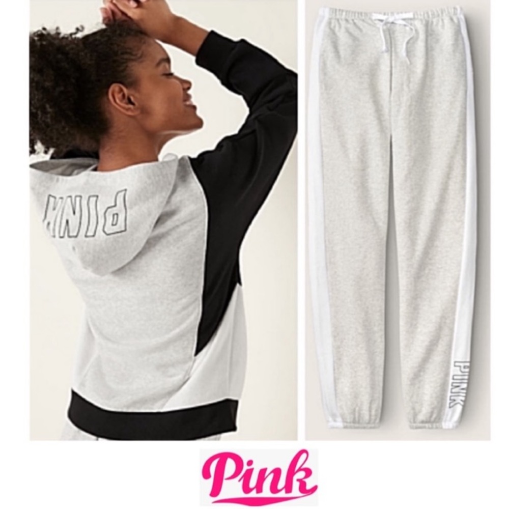⚠️2PC SET⚠️PINK Hoodie & Classic Pants XXL NWT-$95